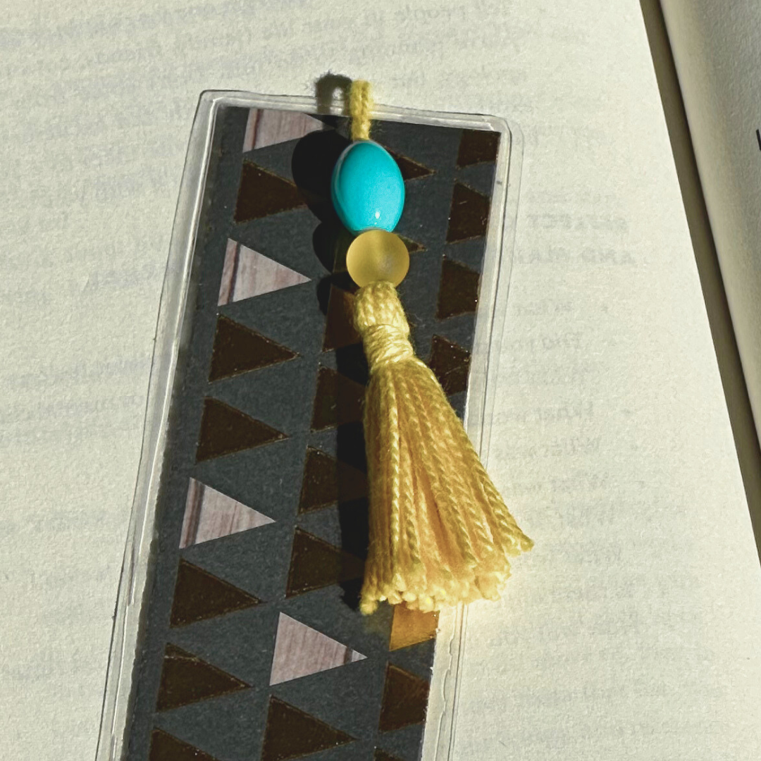 signet fait à la main or et bleu