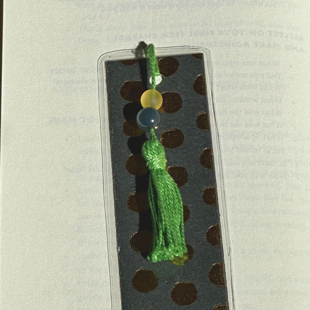 signet fait à la main or et vert