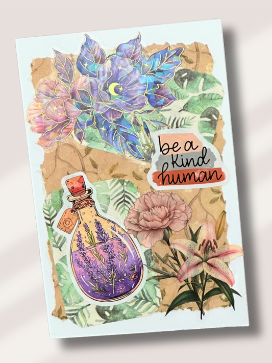 Gentilesse - Carte de souhaits faite à la main