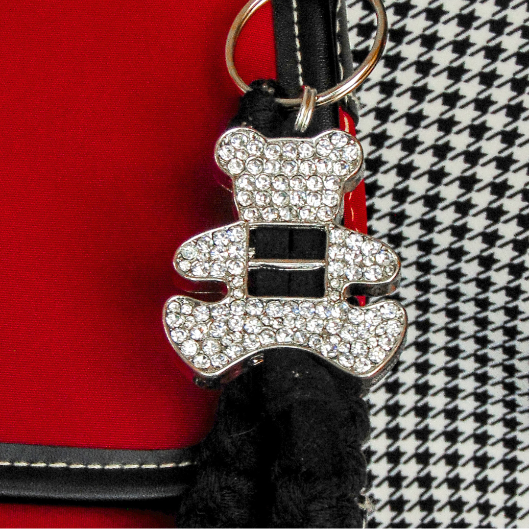 Porte-clés Ourson scintillant