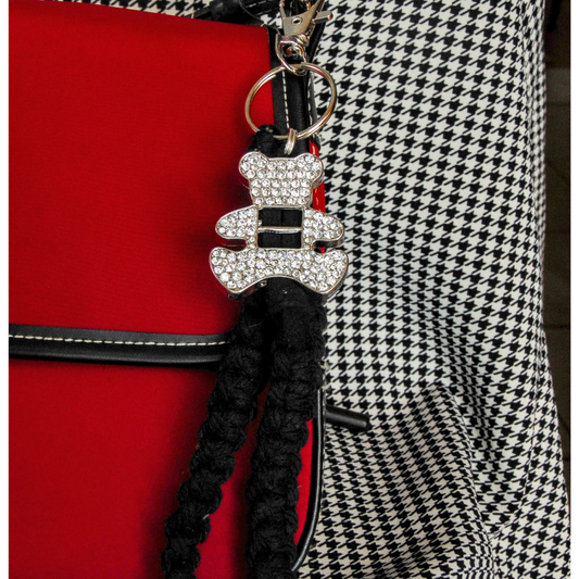 Porte-clés Ourson scintillant