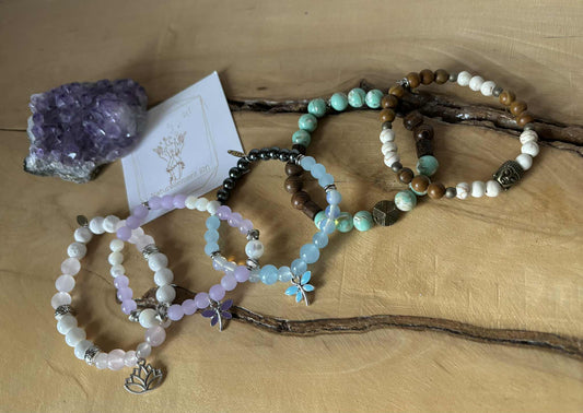 Libellule Aqua - Bracelet Féebuleuse ✨ - Naturellement Elfi