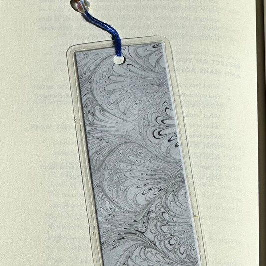 signet fait à la main bleu zen