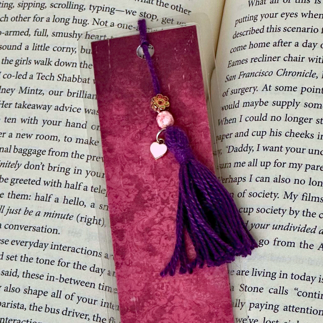 Signet fleur et petit coeur