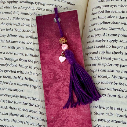 Signet fleur et petit coeur