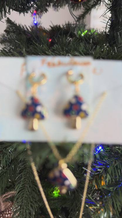 Boucles d’oreilles enchantées – Champignons dorés